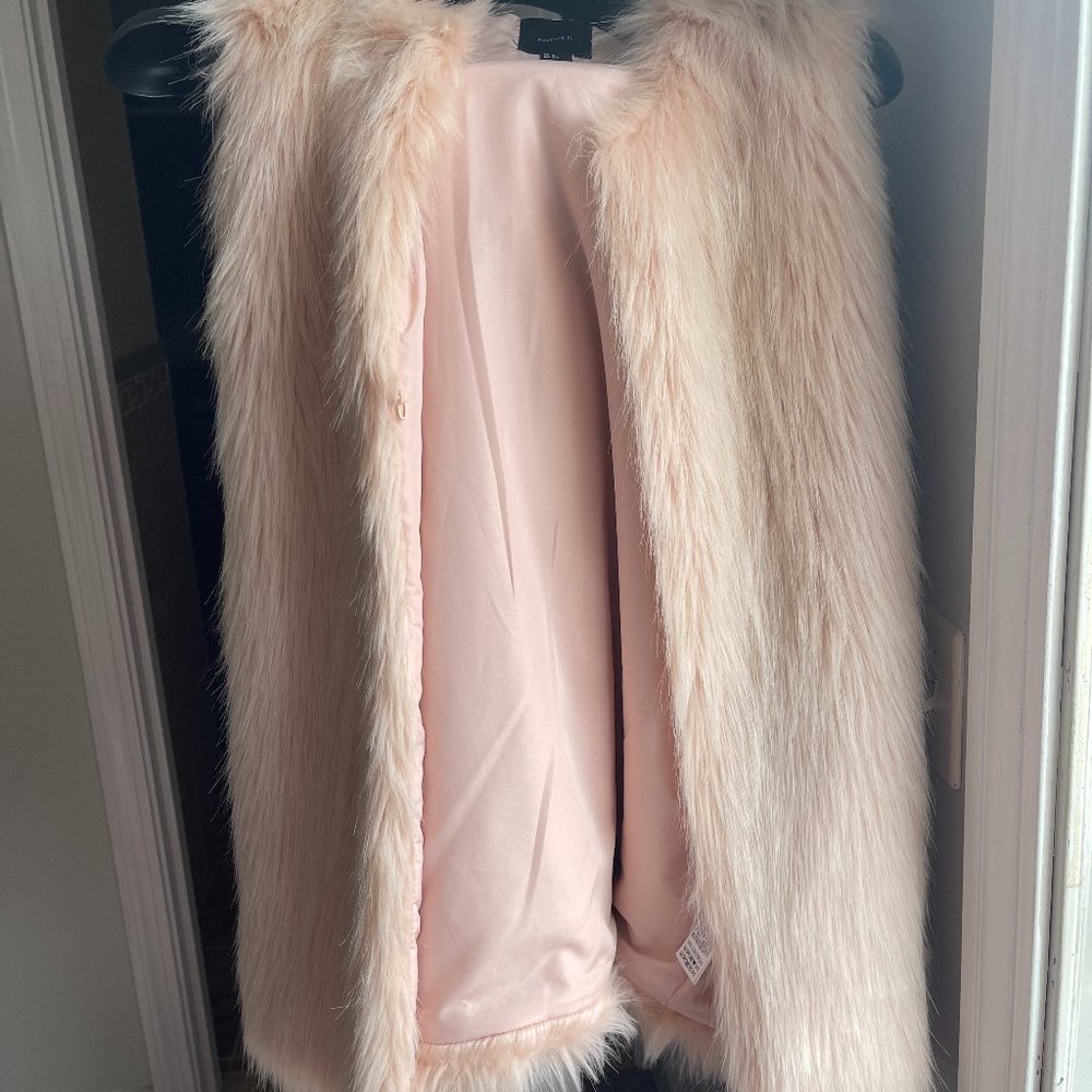 Blush Pink Fur Vest